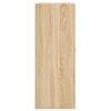 vidaXL Wandschrank Sonoma-Eiche 69,5x34x90 cm Holzwerkstoff