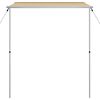 vidaXL Wohnwagen-Markise 2,4x2x2,15 m Beige