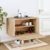 vidaXL Wand-Schuhschrank Sonoma-Eiche 70x35x38 cm Holzwerkstoff
