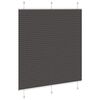 vidaXL Plissee Schwarz 120x150 cm Stoffbreite 119,4 cm Polyester