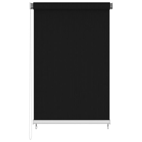 vidaXL Au&szlig;enrollo 160x230 cm Schwarz
