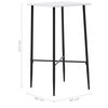 vidaXL 5-tlg. Bar-Set Stoff Dunkelgrau
