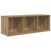 vidaXL TV-Schrankset Wandmontiert 3 pcs Braun Holzwerkstoff