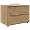 vidaXL Aufbewahrungsschrank Artisan-Eiche 80 x 48 x 57 cm