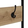 vidaXL Kleiderständer Artisan-Eiche 100 x 41 x 184 cm Holzwerkstoff