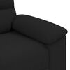 vidaXL 2-Sitzer-Sofa Schwarz 160x81x84 cm Stoff