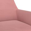 vidaXL Esszimmerst&uuml;hle 2 Stk. Drehbar Rosa Samt