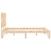 vidaXL Massivholzbett ohne Matratze 120x200 cm Kiefernholz