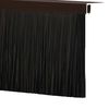 vidaXL Aufsteck T&uuml;rb&uuml;rstendichtungen 2 pcs Braun 100 cm
