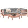 vidaXL 5-tlg. Garten-Sofagarnitur mit Kissen Massivholz Douglasie