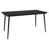 vidaXL 9-tlg. Garten-Essgruppe Poly Rattan und Glas