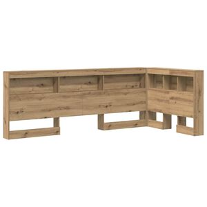 vidaXL Aufbewahrungskopfteil Artisan-Eiche 100 cm Holzwerkstoff