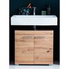 Trendteam Waschbeckenunterschrank Amanda Asteichen-Optik