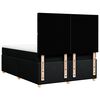 vidaXL Boxspringbett mit Matratze Schwarz 160x200 cm Stoff