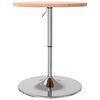 vidaXL Bartisch &Oslash;60x90,5 cm Massivholz Buche