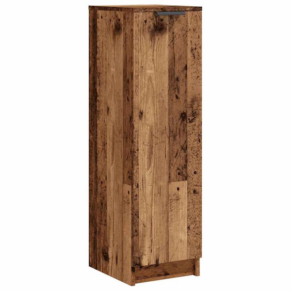 vidaXL Schuhschrank Altholz-Optik 29,5x35x100,5 cm Holzwerkstoff