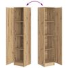 vidaXL Highboard Eiche handwerklich 35 x 39 x 168 cm Holzwerkstoff