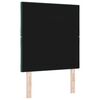 vidaXL LED Kopfteil mit Kopfteil Dunkelgr&uuml;n 80 cm Kunstleder