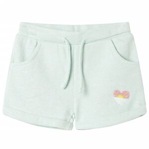Kindershorts mit Kordelzug Helles Minzgrün 140