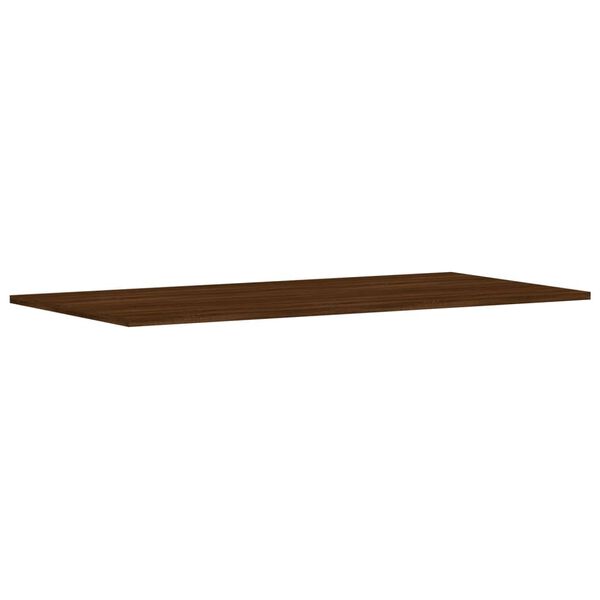 vidaXL Wandregale 4 Stk. Braun Eichen-Optik 100x50x1,5cm Holzwerkstoff
