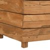 vidaXL Hochbeet 150x40x72 cm Teak Altholz und Stahl