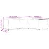 vidaXL Gartenmöbel-Abdeckungen in L-Form 2 Stk. 18 Ösen 285x220x80 cm