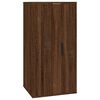 vidaXL 2-tlg. TV-Schrank-Set Braun Eichen-Optik Holzwerkstoff