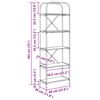 vidaXL B&uuml;cherregal Altholz 60 x 30 x 183 cm Holzwerkstoff
