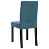 vidaXL Esszimmerst&uuml;hle 4 Stk. Blau Samt