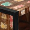 vidaXL Badezimmerm&ouml;bel-Set mit Regal 3 pcs Massives upgecyceltes Holz