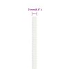 vidaXL Bootsseil Wei&szlig; 2 mm 100 m Polypropylen