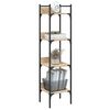 vidaXL B&uuml;cherregal 4 B&ouml;den Sonoma-Eiche 35x30x138,5 cm Holzwerkstoff
