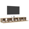 vidaXL TV-Schrankset 4 pcs Artisan-Eiche 60 x 30 x 30 cm Holzwerkstoff