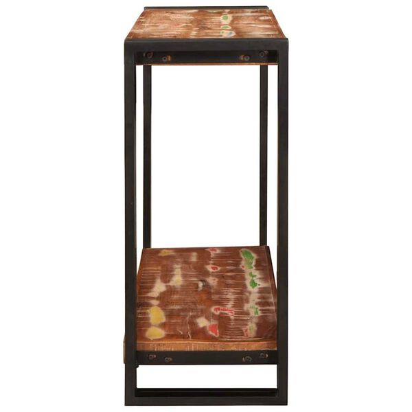 vidaXL Konsolentisch Mehrfarbig 90 x 33 x 75 cm Massives Altholz