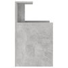 vidaXL Nachttisch Betongrau 40x35x60 cm Holzwerkstoff