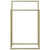 vidaXL Handtuchständer Gold 48x24x78,5 cm Eisen