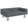 vidaXL Hundebett Dunkelgrau 70x45x26,5 cm Samt
