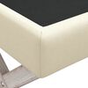 vidaXL Hocker mit Stauraum 45x45x49 cm Leinen