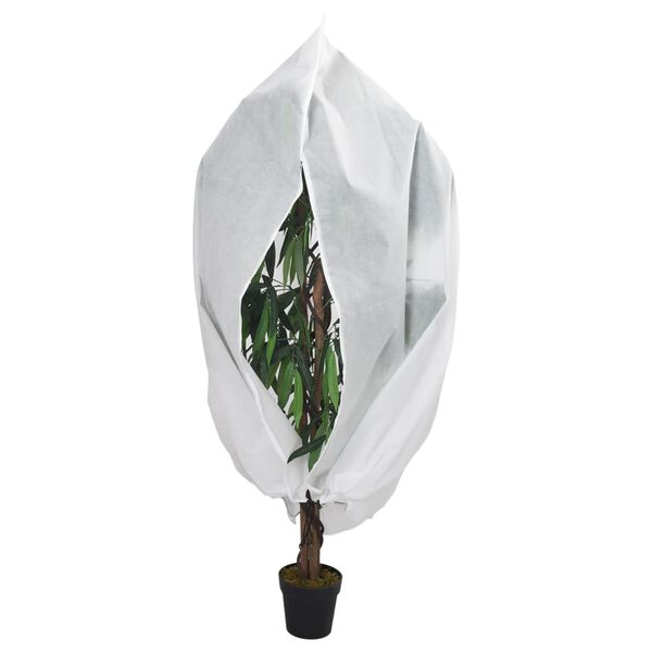 vidaXL Wintervlies mit Rei&szlig;verschluss 2 Stk. 70 g/m&sup2; 3,93x3,5 m