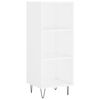 vidaXL Highboard Wei&szlig; 34,5x34x180 cm Holzwerkstoff