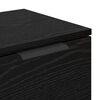 vidaXL Sideboard Schwarz Eichen-Optik 60 x 30 x 70 cm Holzwerkstoff