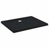 vidaXL Duschbodenablage mit Punkten 100 x 80 x 4 cm ABS Schwarz