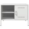 vidaXL TV-Schrank Weiß 68x39x50,5 cm Stahl