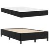 vidaXL Bettrahmen mit Matratze Schwarz 120 x 190 cm Stoff