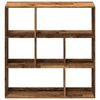 vidaXL Raumteiler-B&uuml;cherregal Altholz-Optik 102x29x103,5 cm