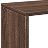 vidaXL Raumteiler-B&uuml;cherregal Braun Eichen-Optik 69,5x29x137,5 cm