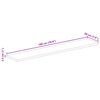 vidaXL Tischplatte 180x20x2,5 cm Rechteckig Raues Massivholz Mango