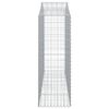 vidaXL Gabionen mit Hochbogen 40Stk. 200x50x140/160cm Verzinktes Eisen