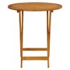vidaXL 3-tlg. Bistro-Set Blattmuster Stoff und Massivholz