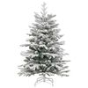 vidaXL K&uuml;nstlicher klappbarer Weihnachtsbaum Wei&szlig; 150 cm PE und PVC